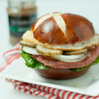 [Soulfood] Leberkäse-Burger mit Spiegelei