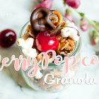 Cherry Popcorn Granola - Knuspermüsli mit Kirschen und Popcorn