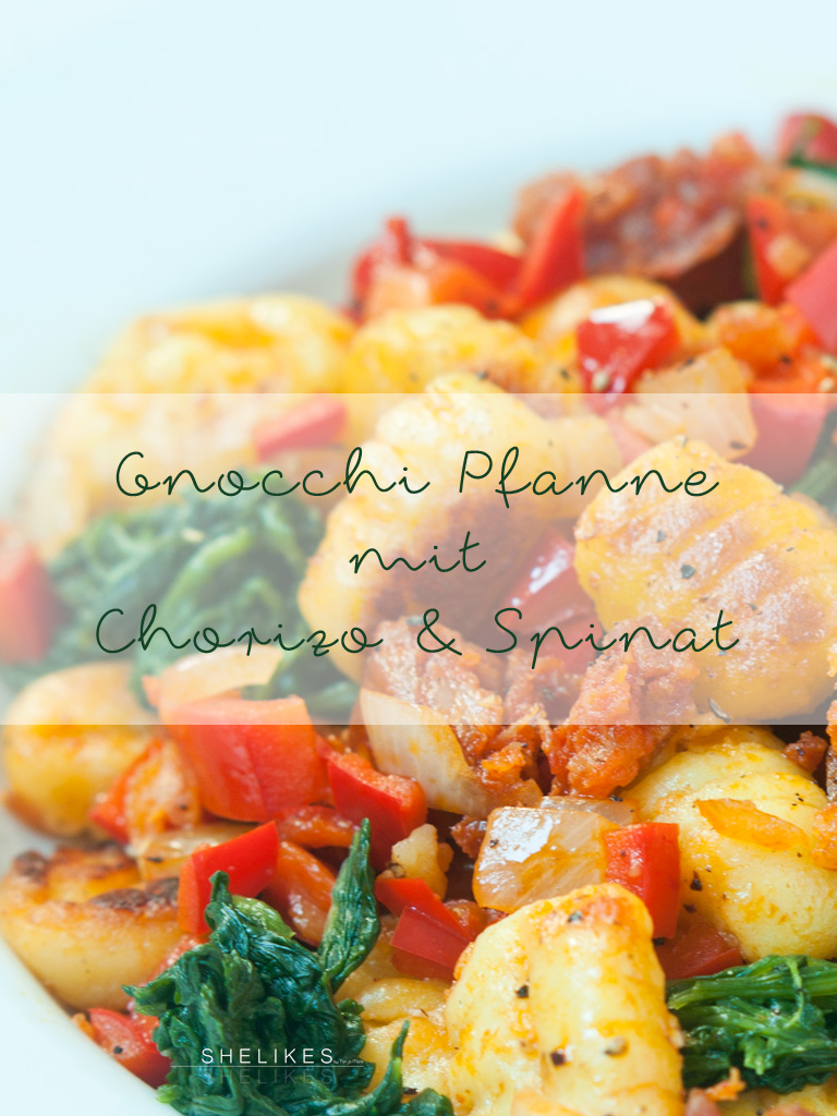 Gnocchi Pfanne mit Chorizo & Spinat